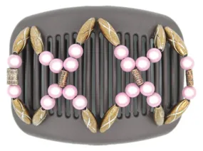 African Butterfly Hair Comb - Dalena Brown 124