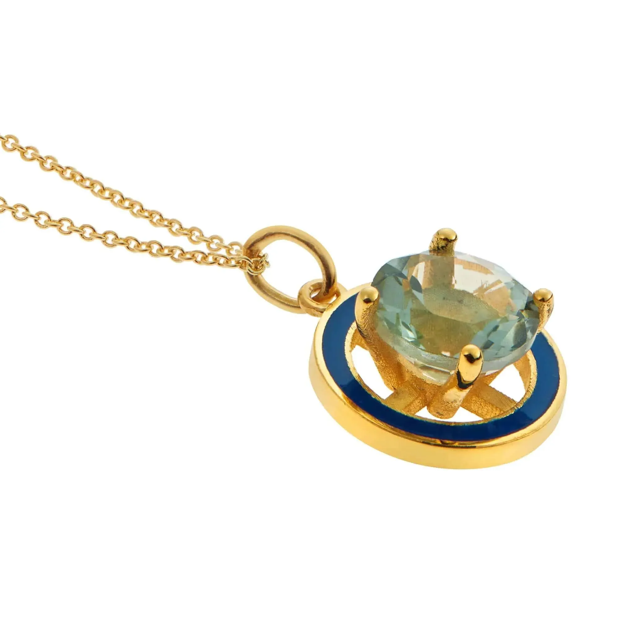Blue Topaz Enamel