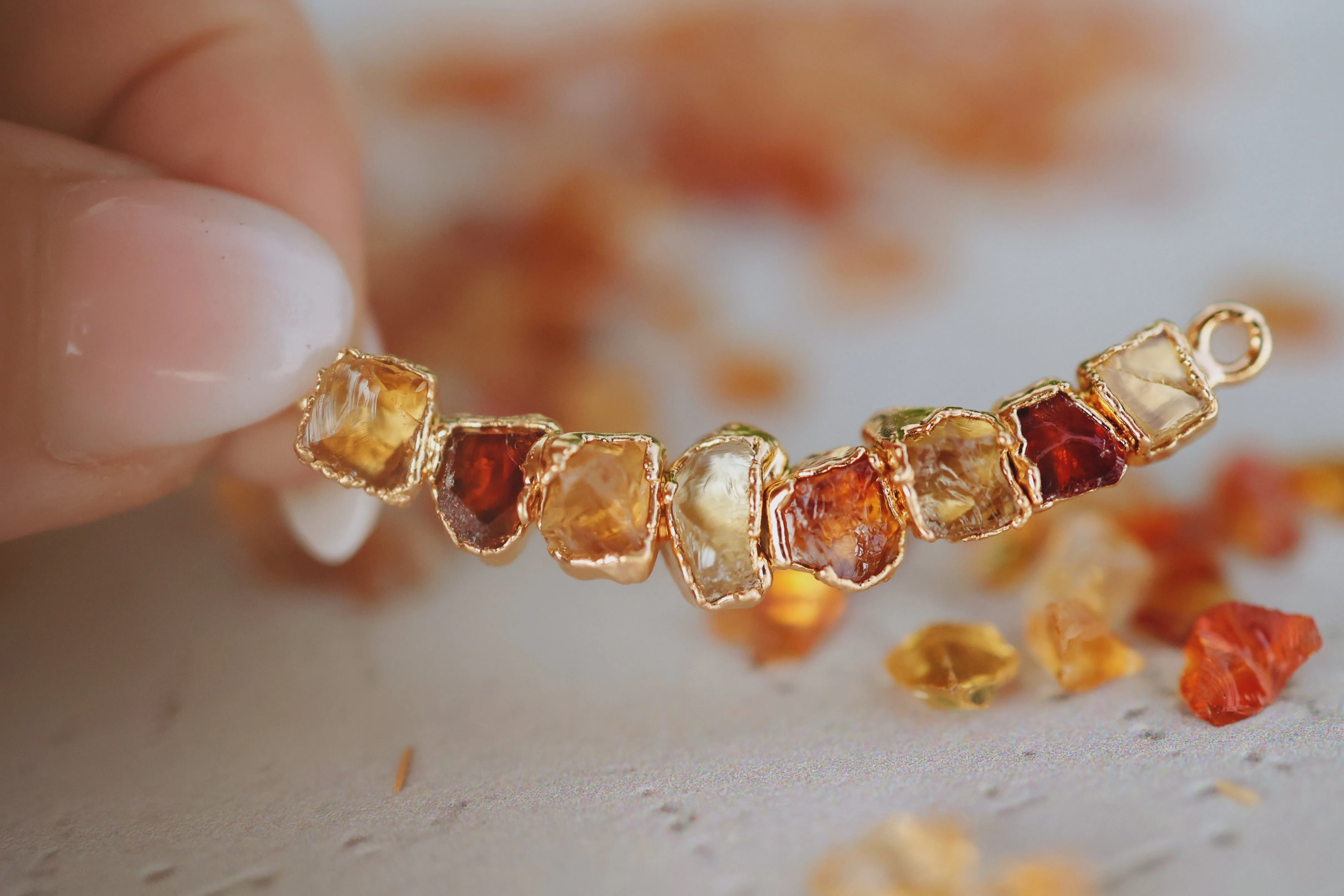 Citrine Riverbend Necklace