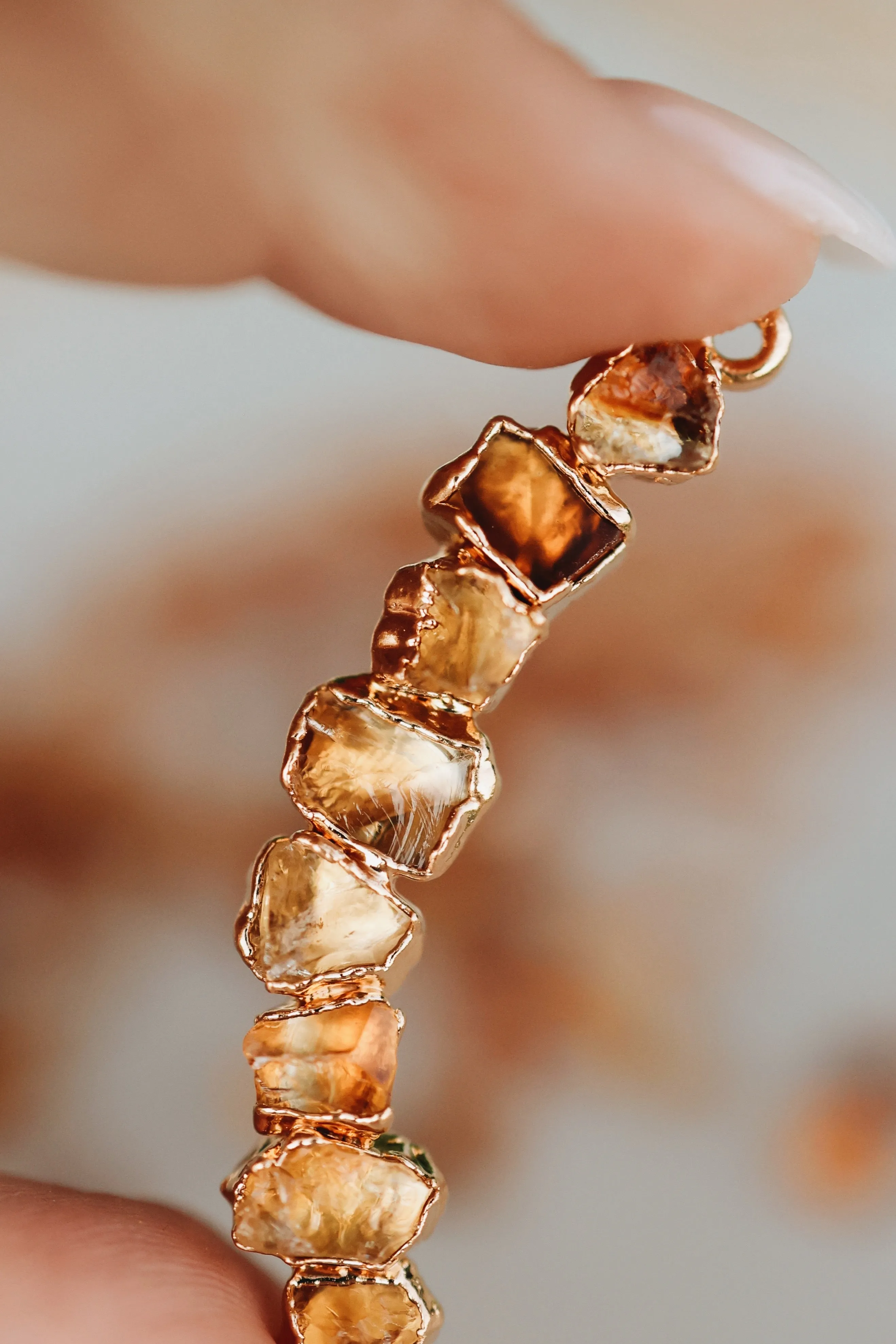 Citrine Riverbend Necklace