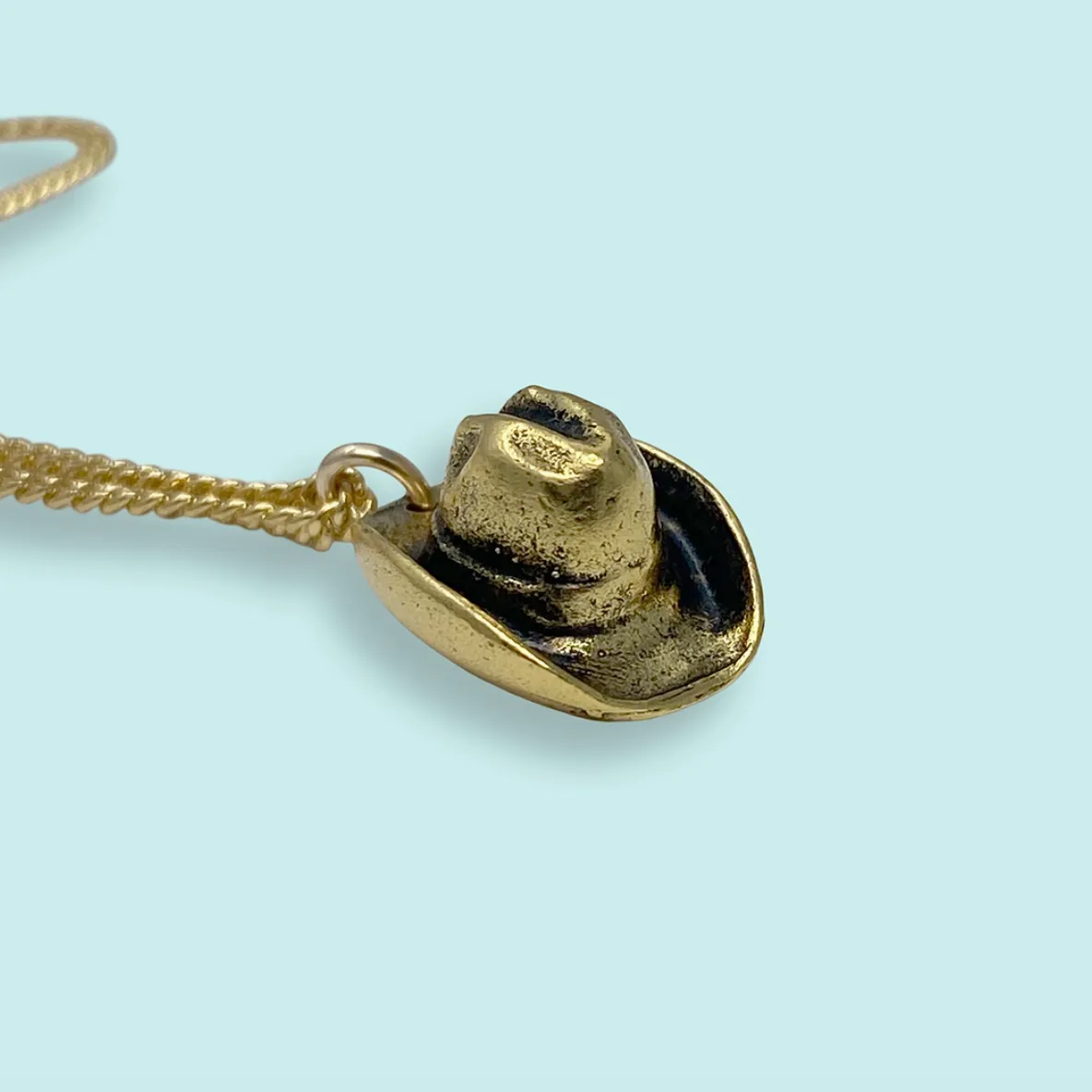 Cowgirl Hat Necklace