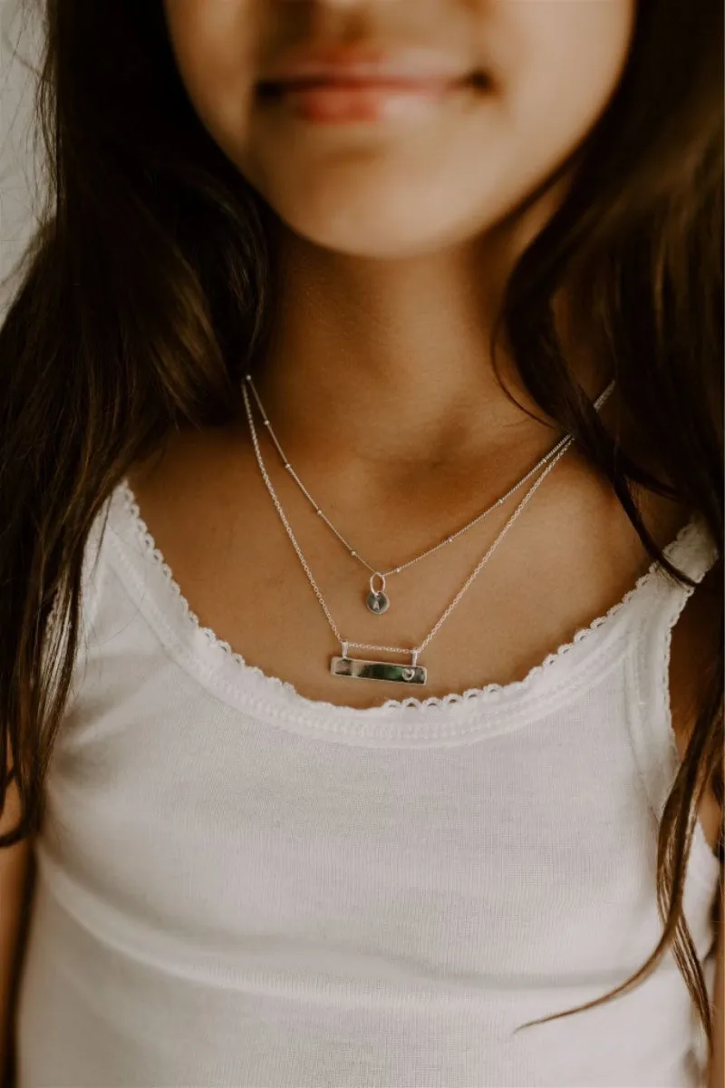 Darling Bar Necklace - Silver