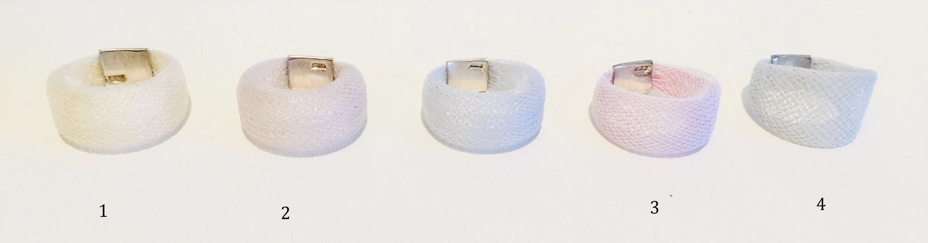 Dyed Nylon Mesh Ring