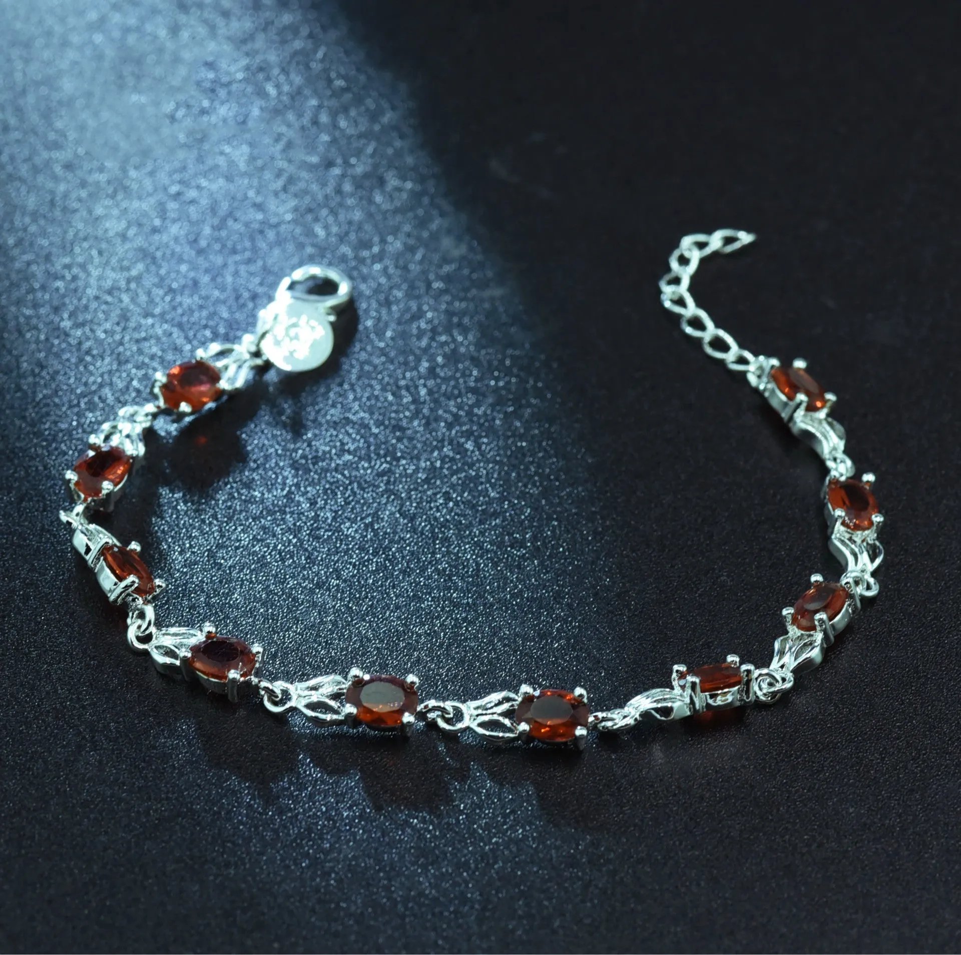 European and American ruby bracelet