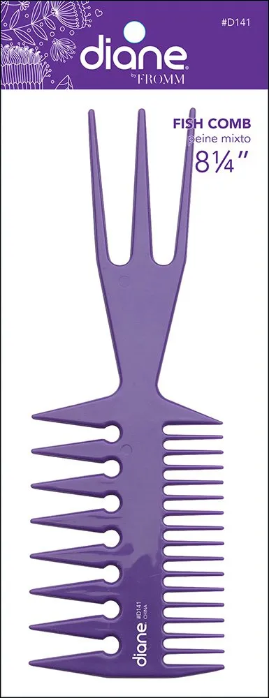 Fish Comb 8 1/4” assorted color by Diane