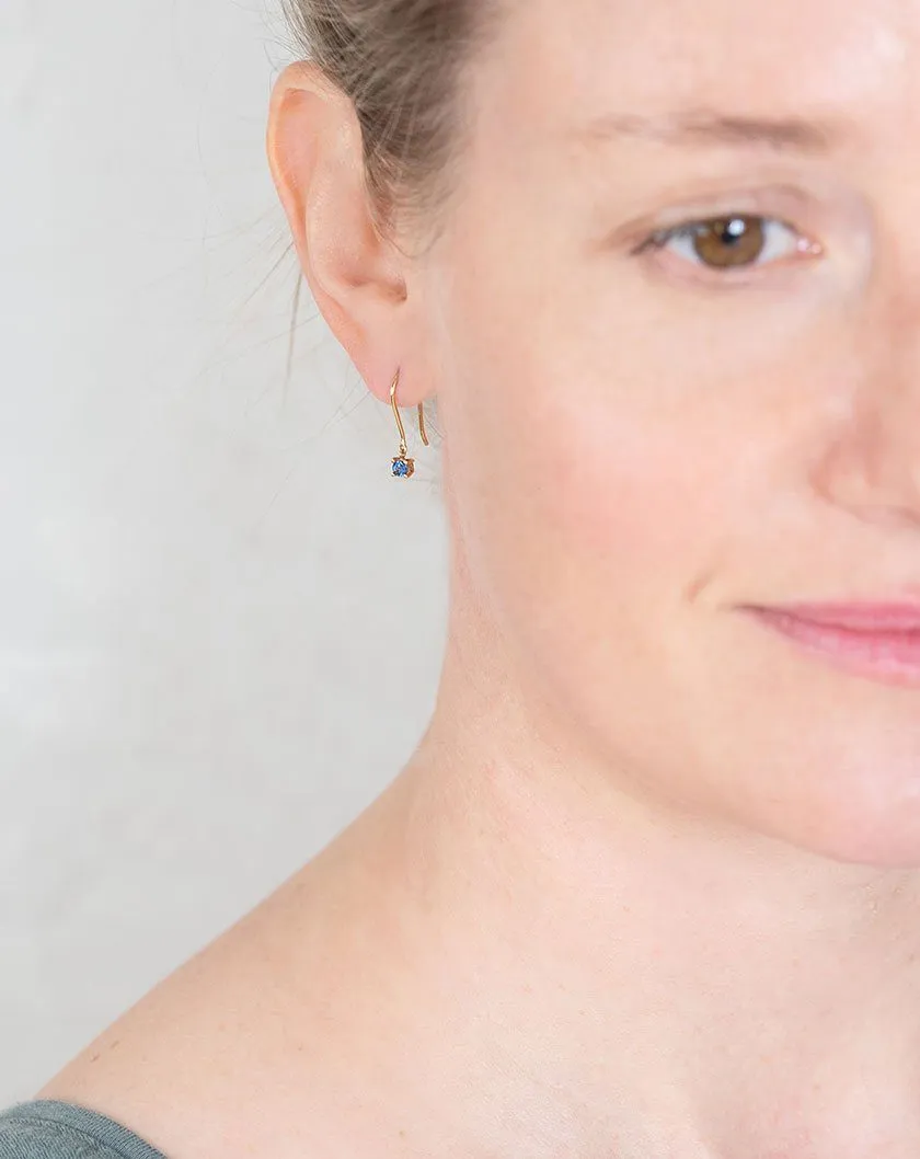 Gemstone Drop Earrings
