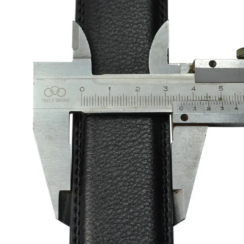 Genuine Leather Men Belt Metal Automatic Buckle Belts Luxury Business Casual Male Belts Fashion Designer Top Quality Waistband