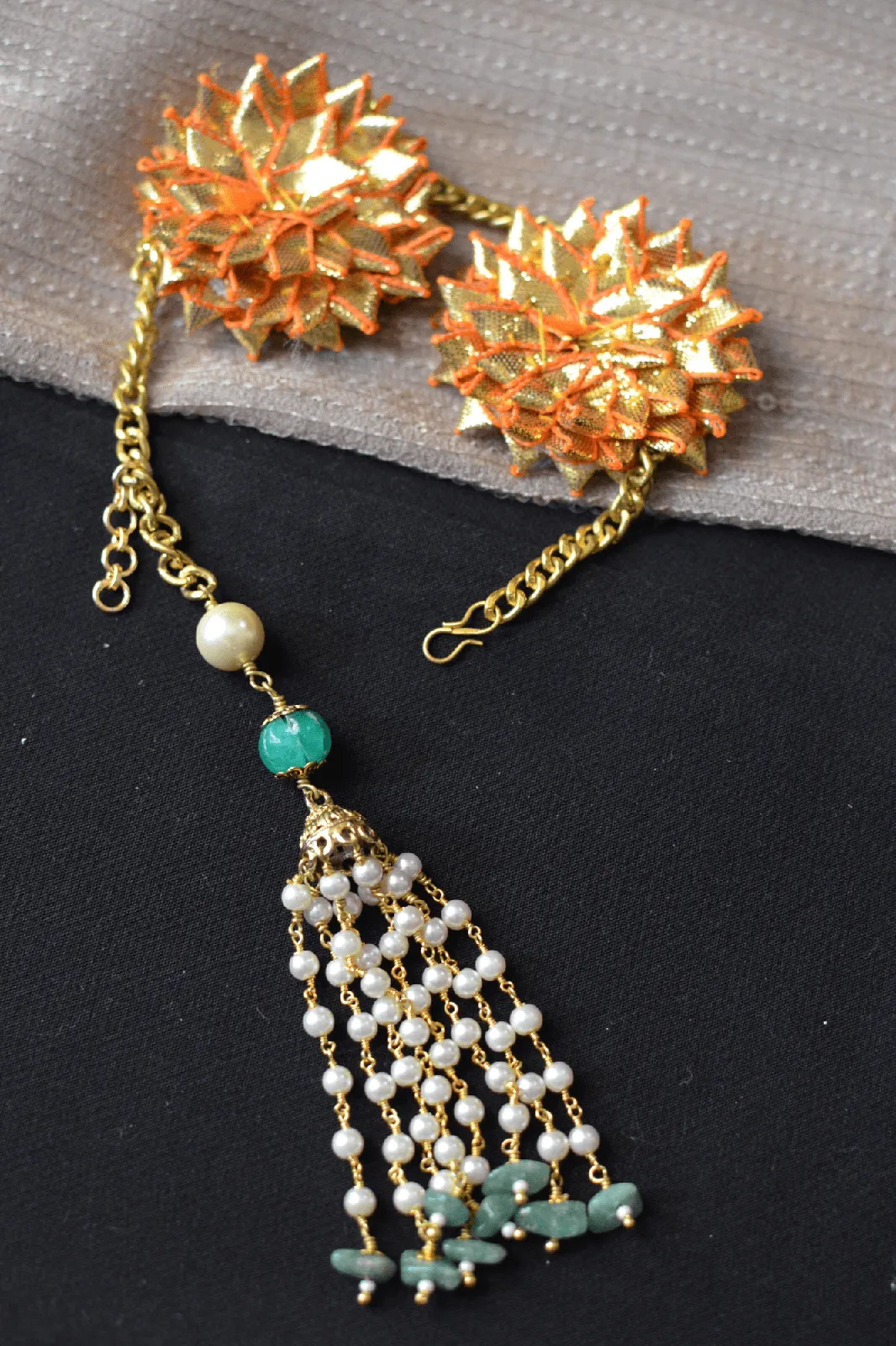Gold Bracelet Gota Tassel