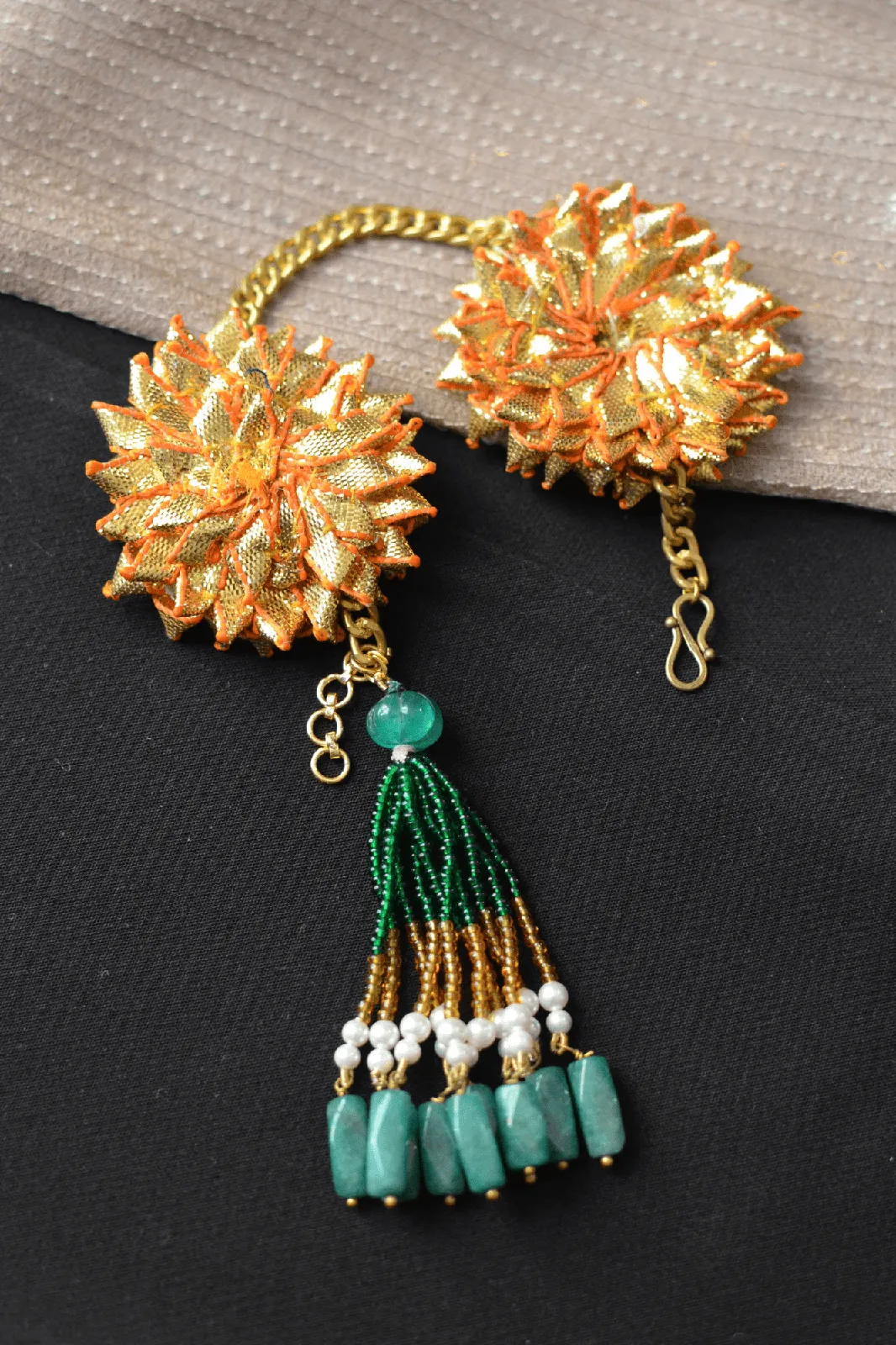 Gold Bracelet Gota Tassel