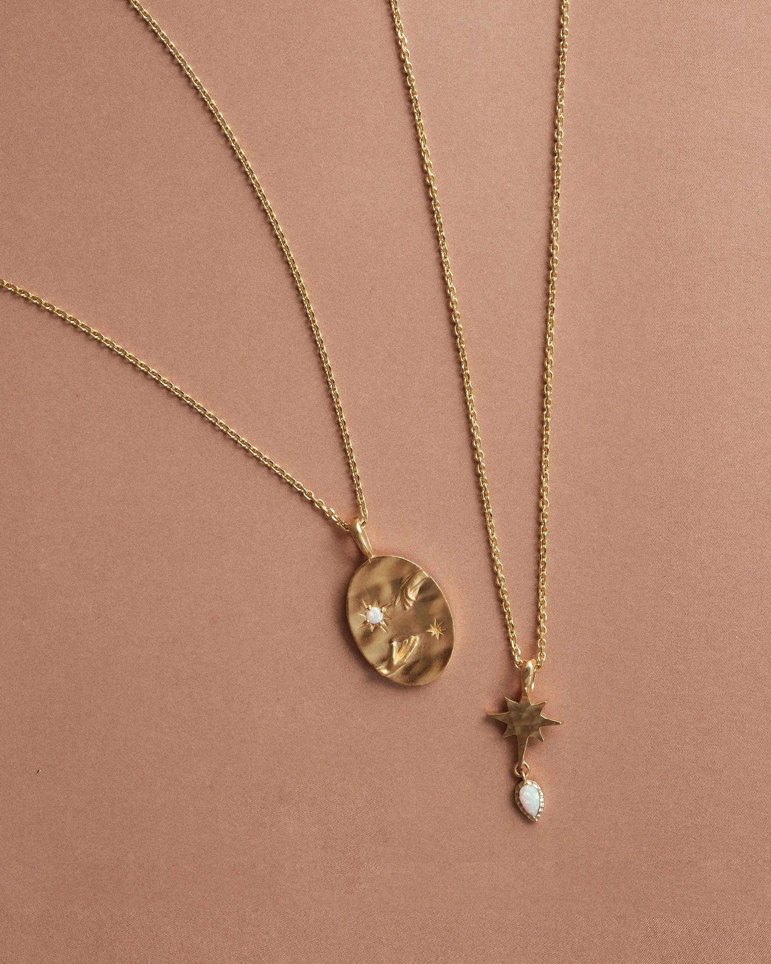 Hand in Hand Opal Necklace