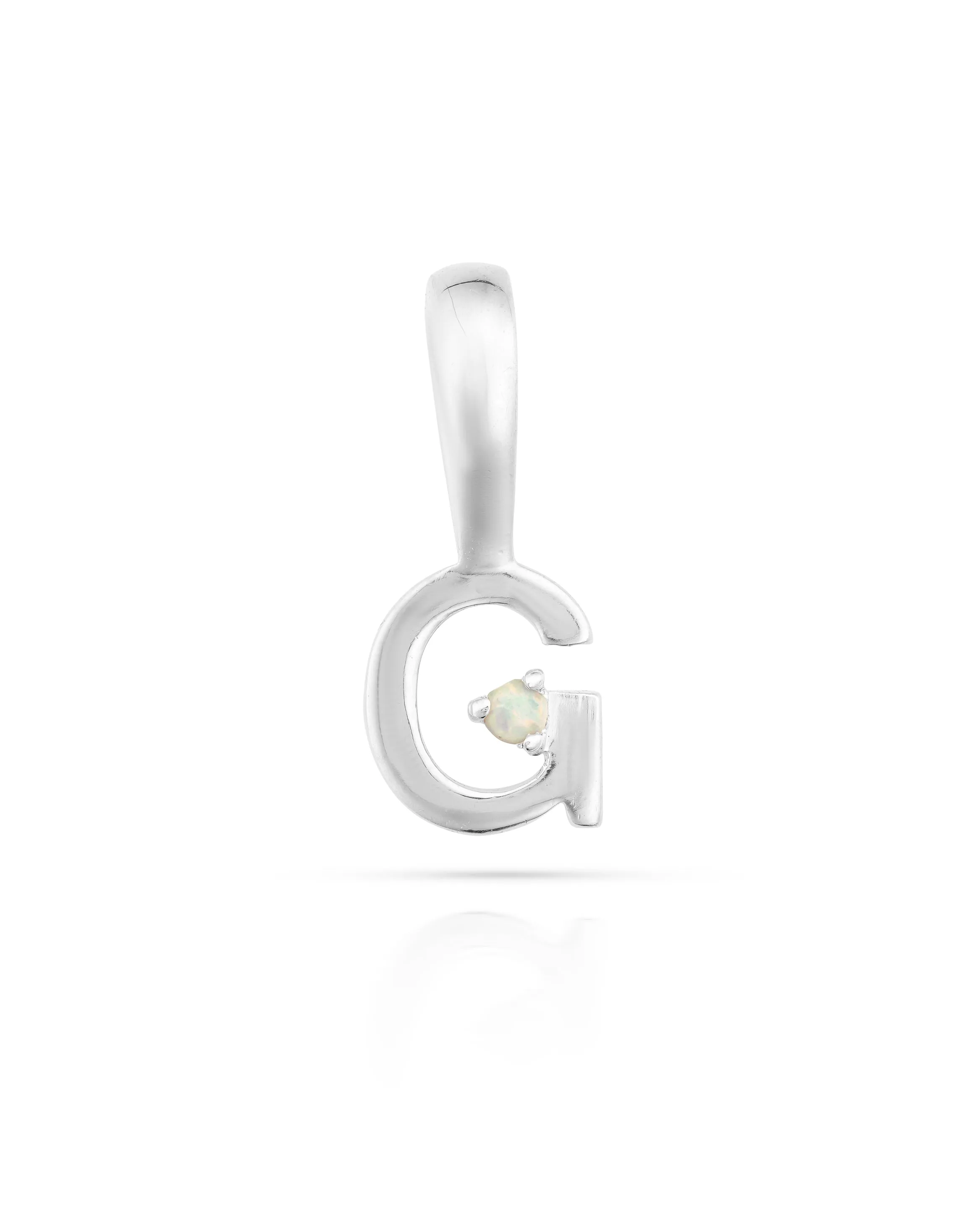 Initial Silver Charms