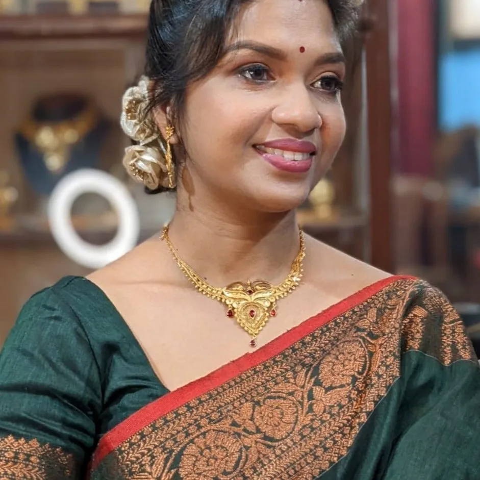Jali Work Mina Drop Necklace Set