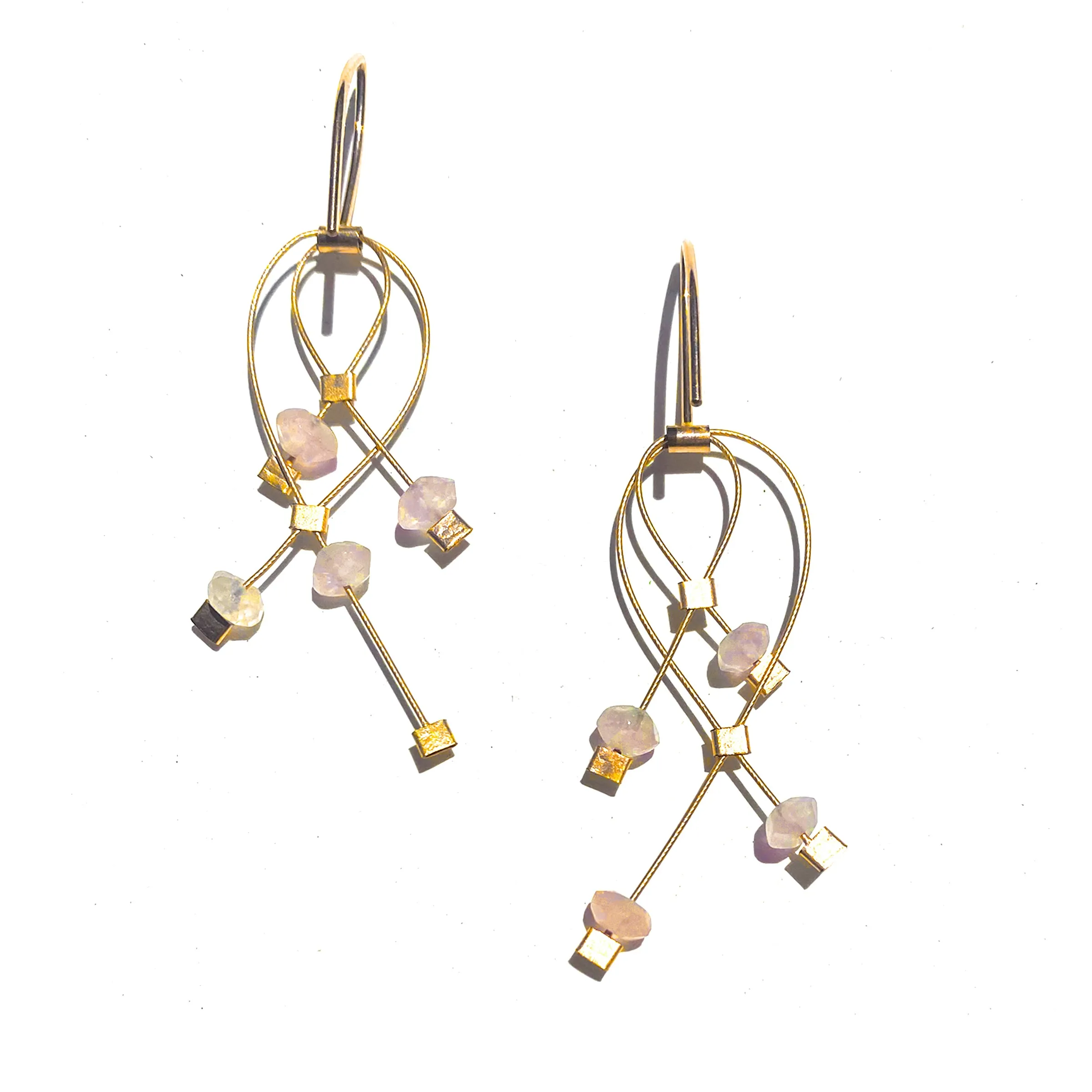 Lattice Hook Earrings (Mini)