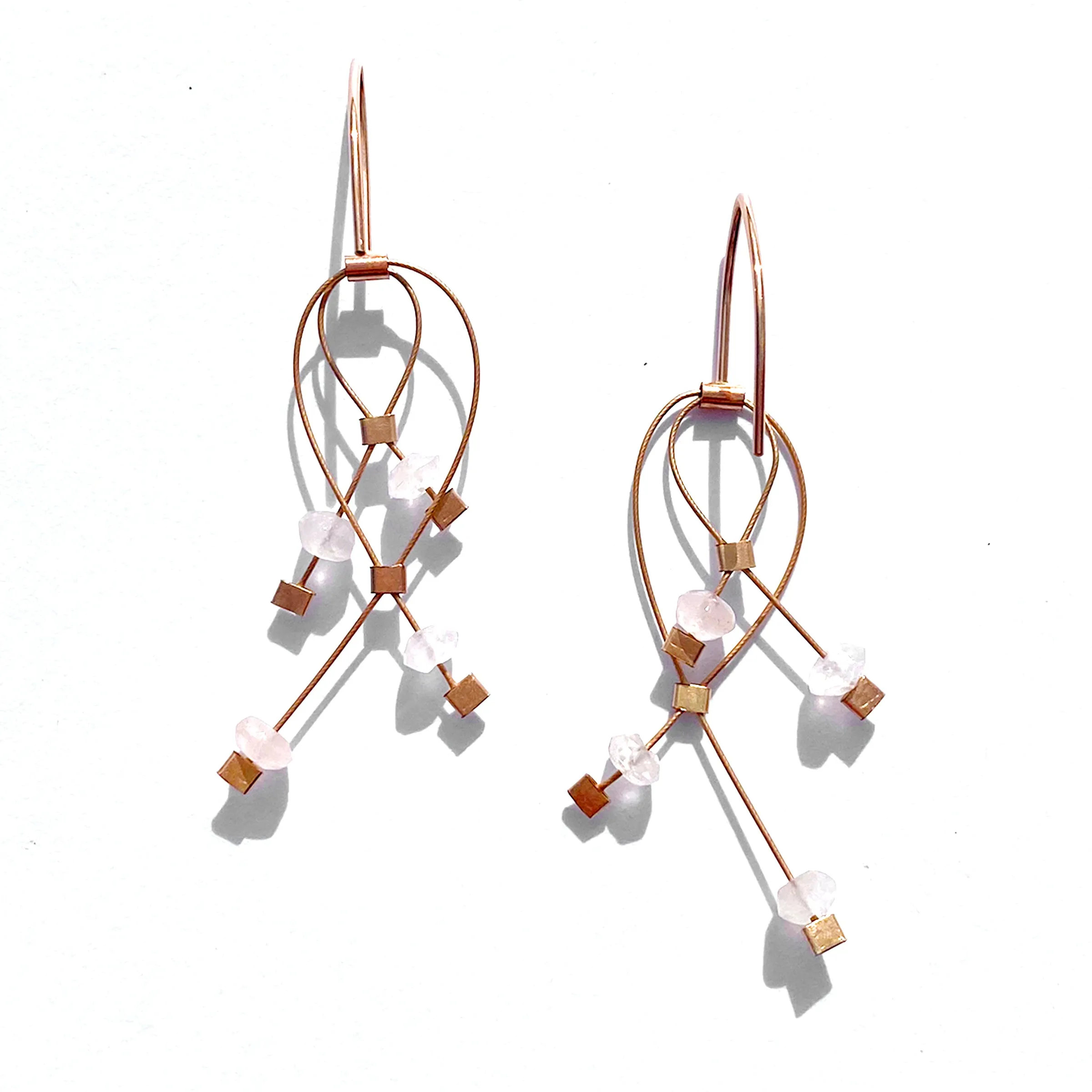 Lattice Hook Earrings (Mini)