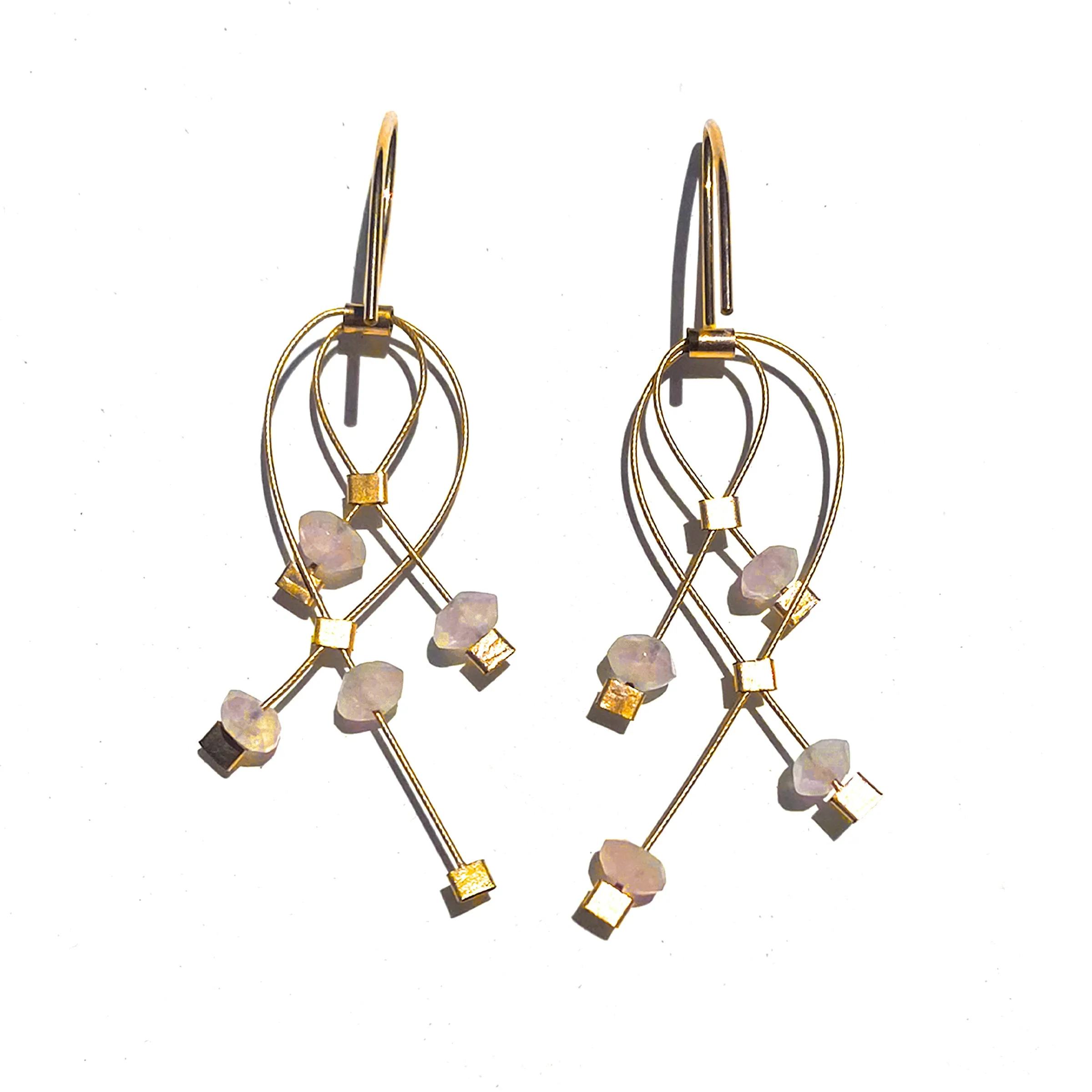 Lattice Hook Earrings (Mini)