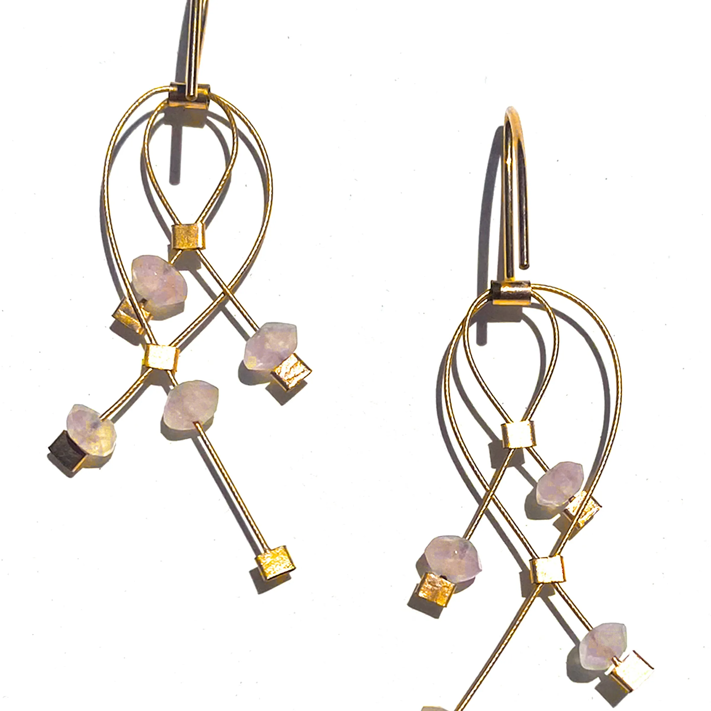 Lattice Hook Earrings (Mini)