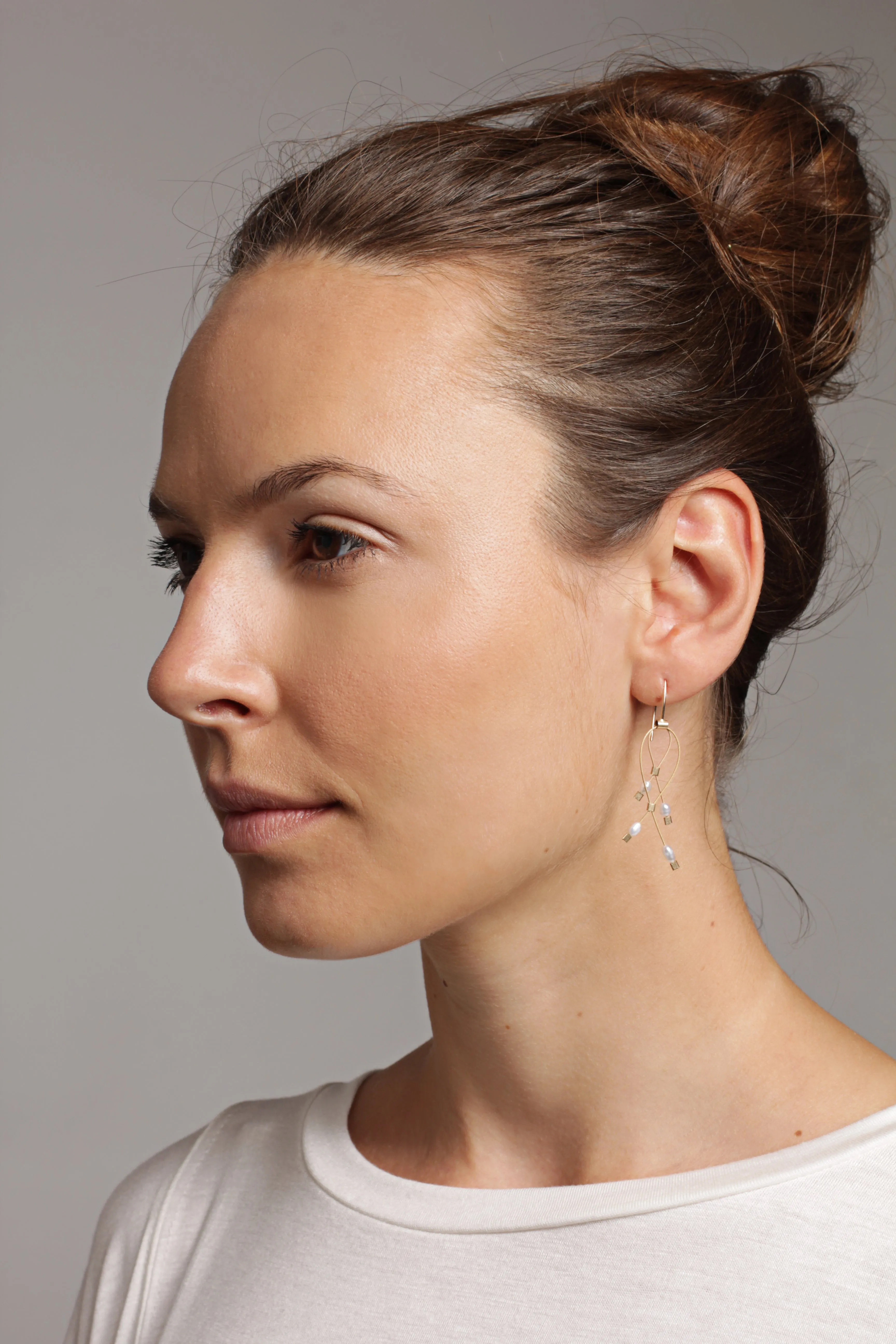 Lattice Hook Earrings (Mini)