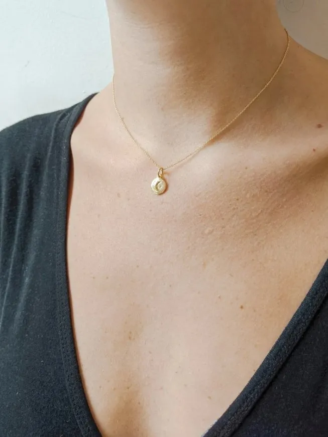 Little Gold Stargazer Necklace