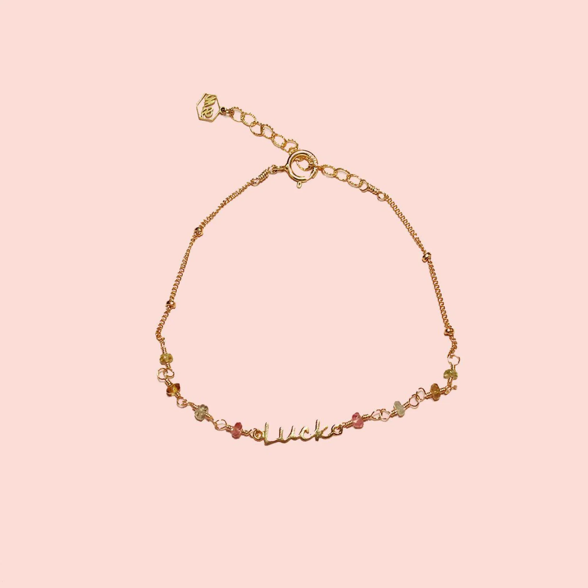 Luck Rainbow Tourmaline Bracelet