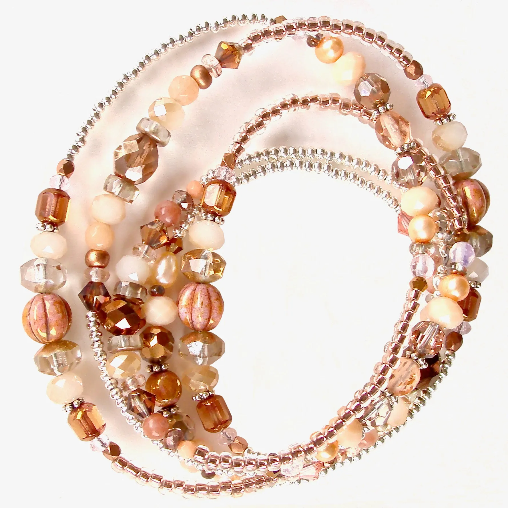 Marillen: Rose Gold Wrap Bracelet