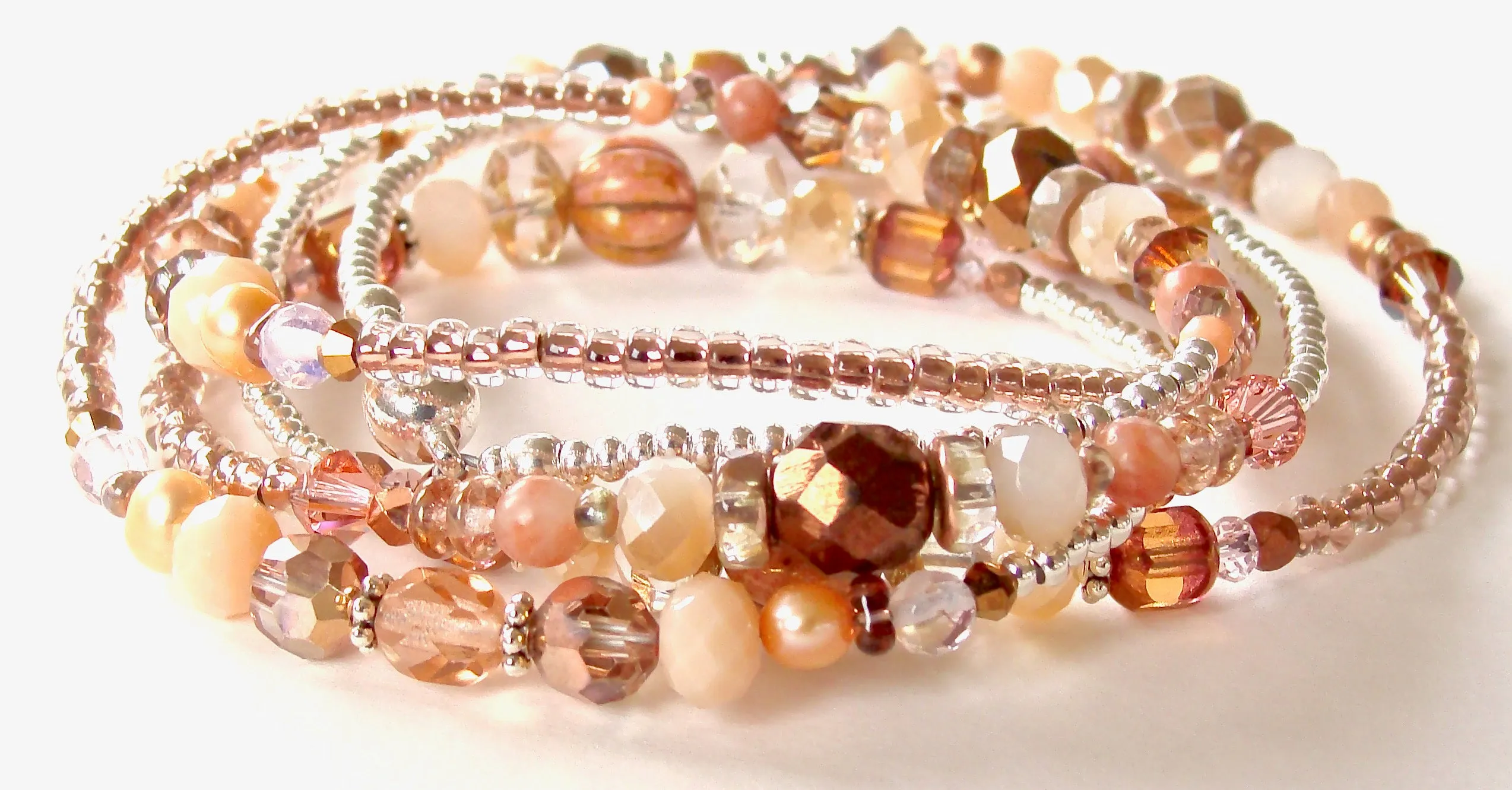 Marillen: Rose Gold Wrap Bracelet