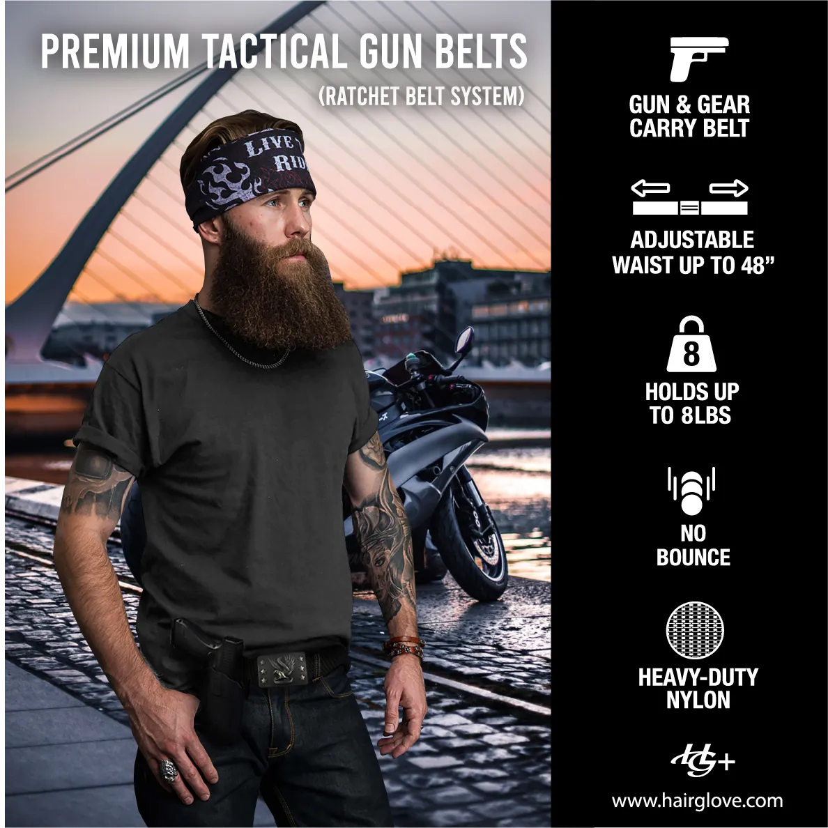 Nylon Belt w/Eagle Buckle