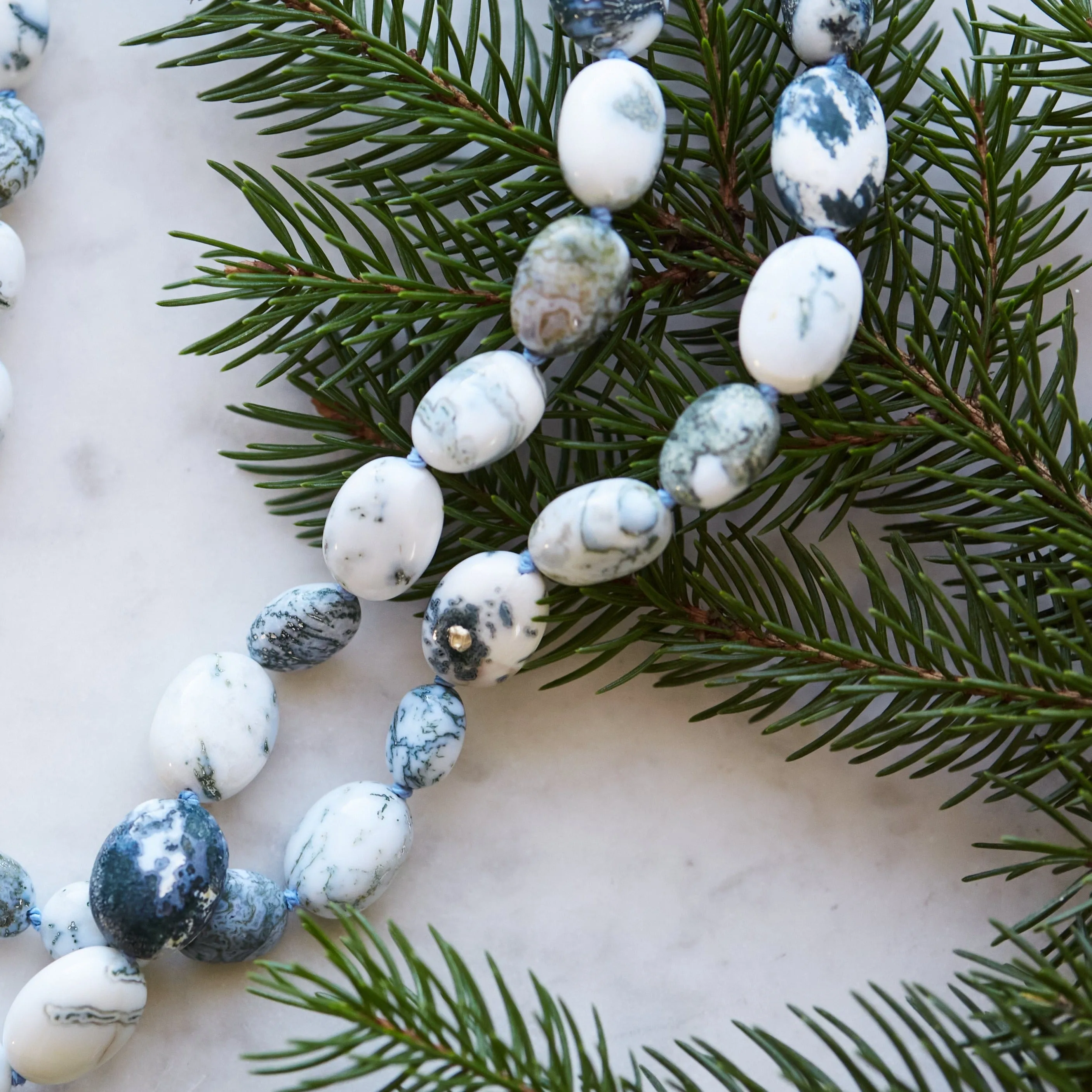 Ondine Opal Ruthie B. Necklace with Barnacles