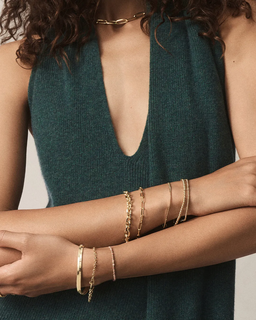 Power Gemstone Brooks Bracelet