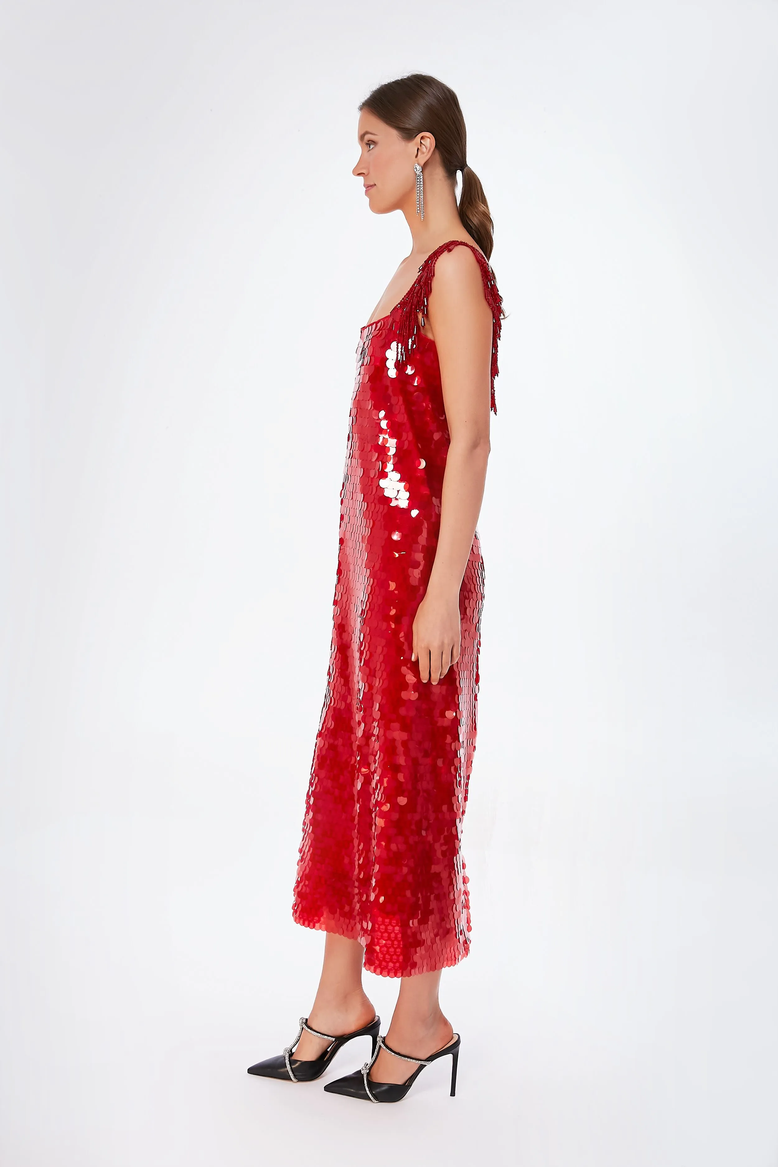 Ruby Paillette Felici Dress