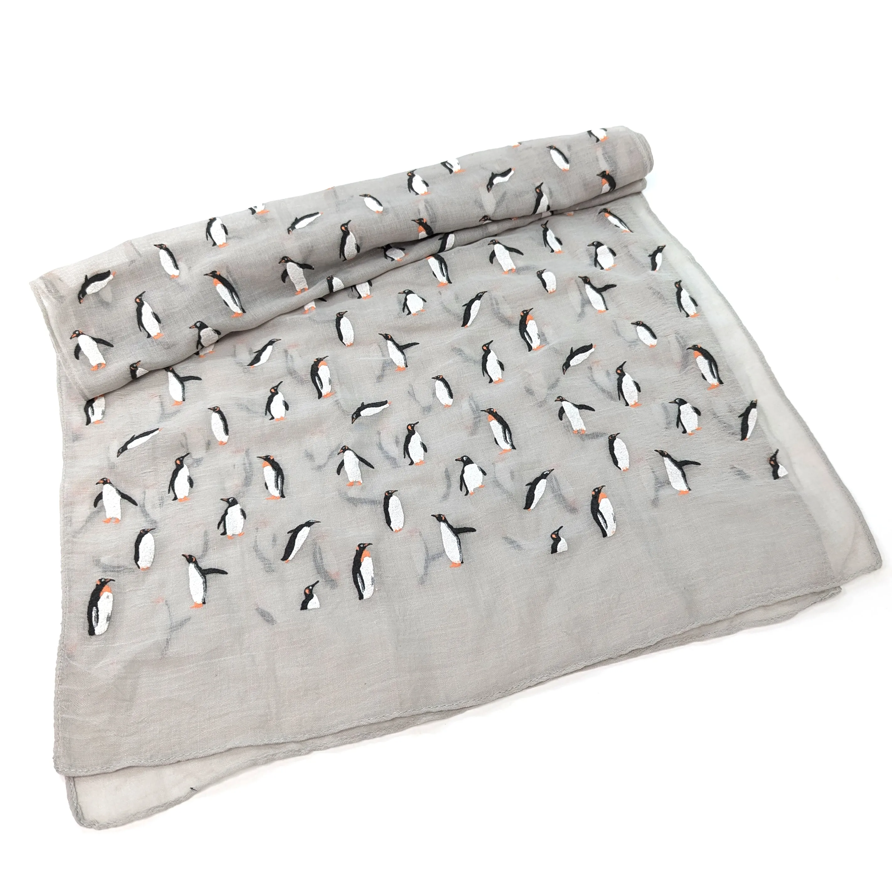 Scarf & Bracelet Gift Set in a Cracker - Penguins