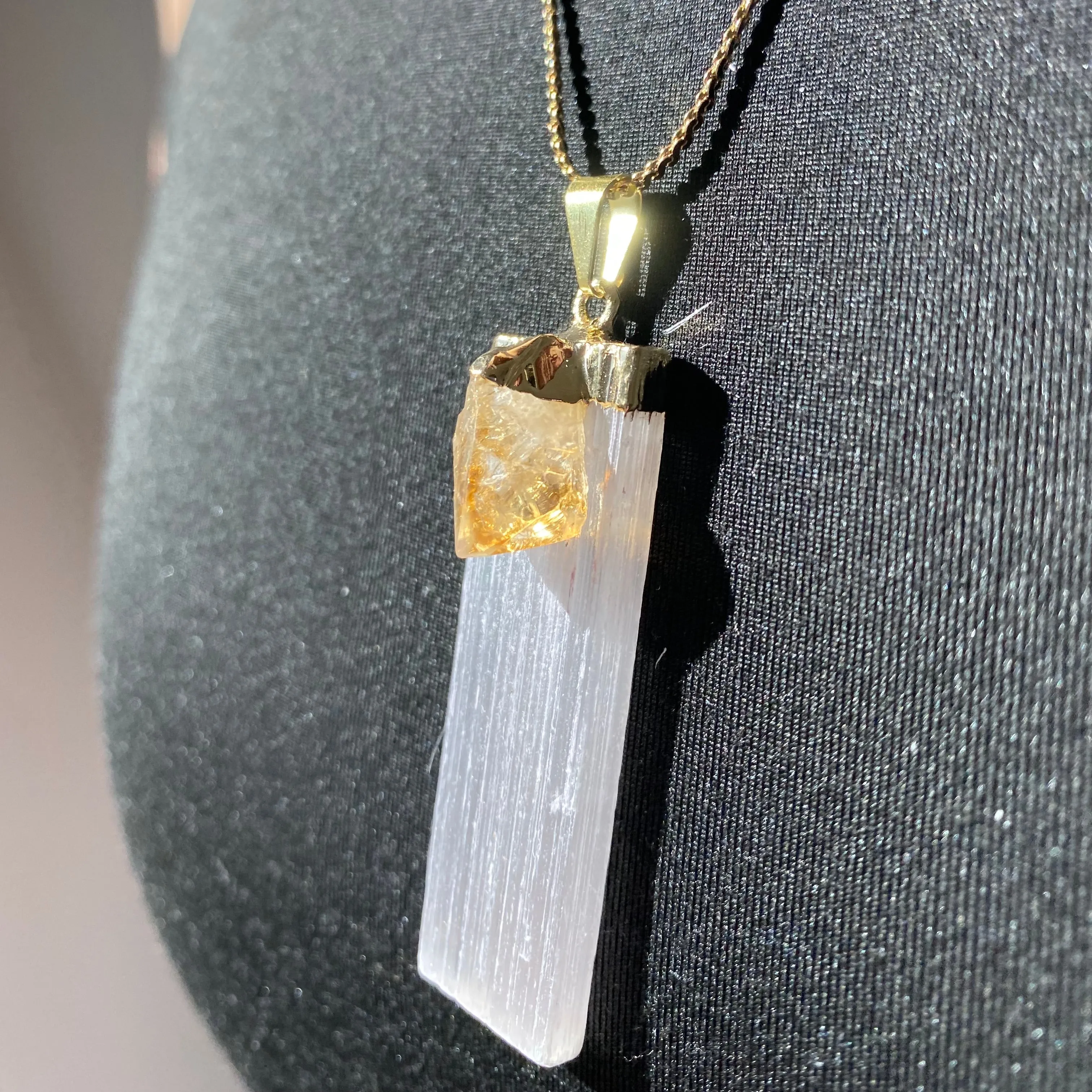 Selenite Aura Clearing Necklace