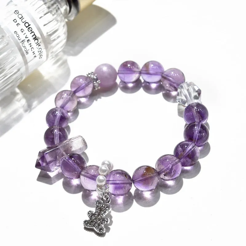 Spiritual Bear - Amethyst Bracelet