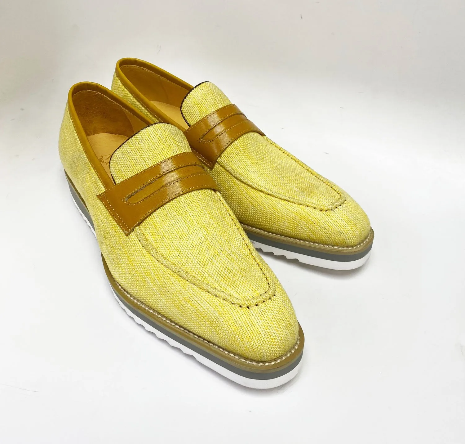 Suede Belt Yellow