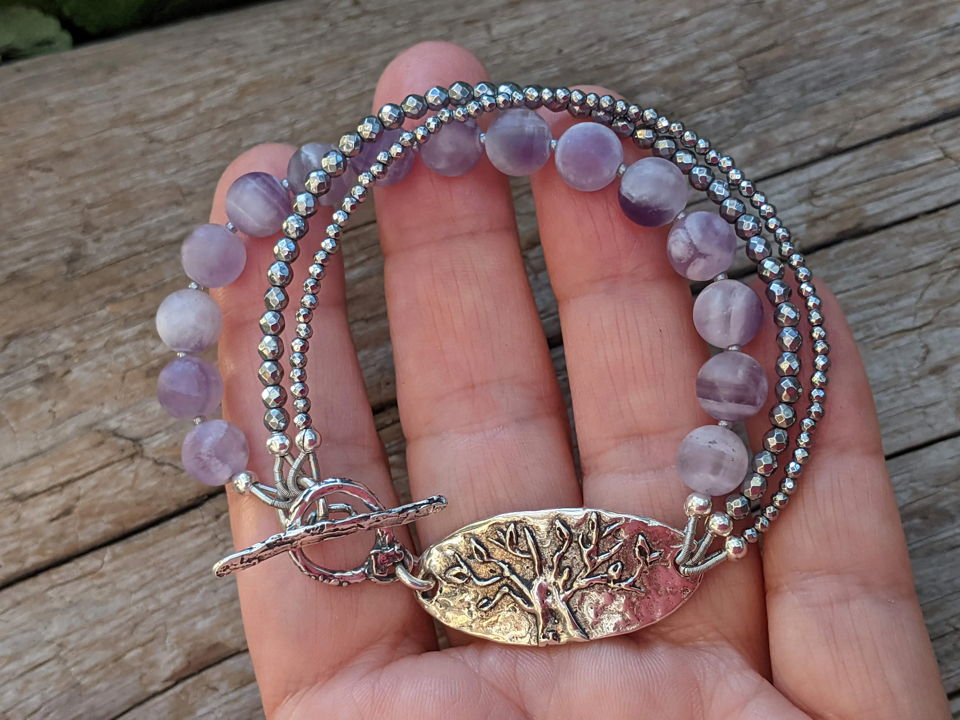 Three of Life Gemstone Bracelet