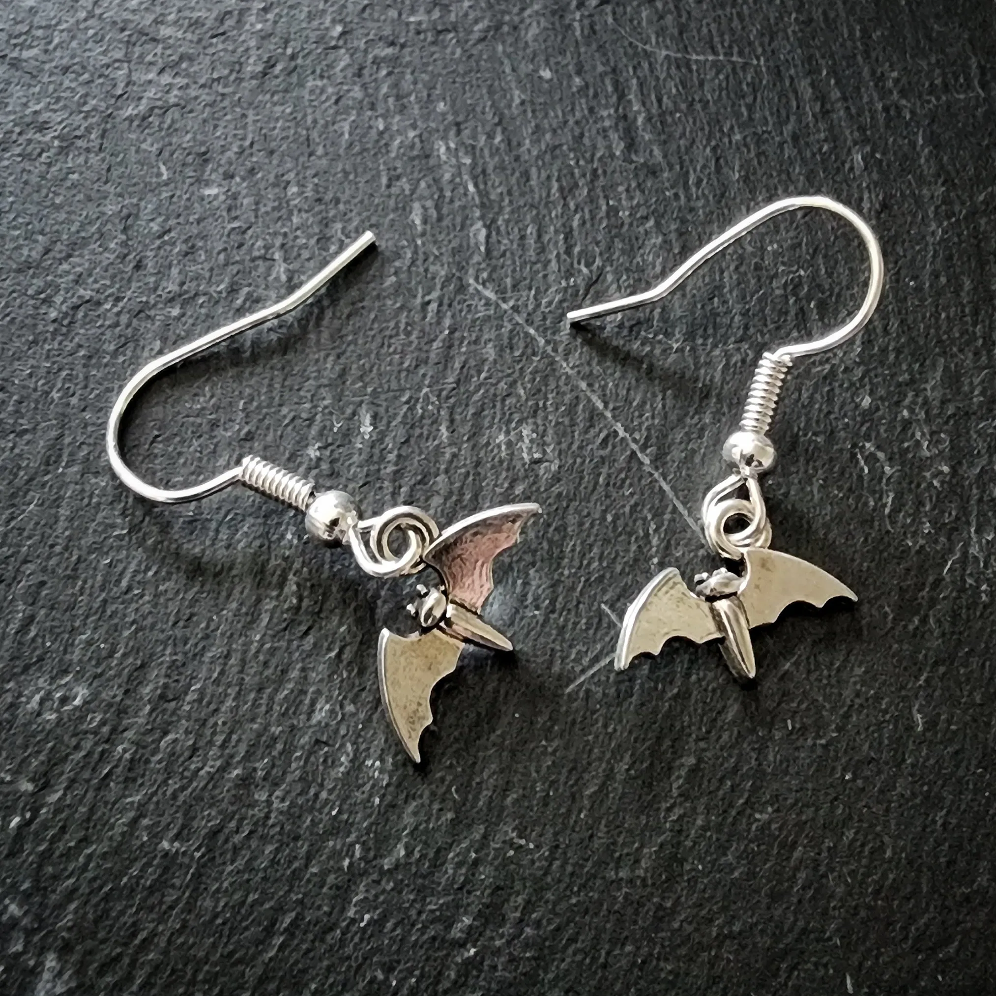 Tiny Bat Earrings Goth Jewelry