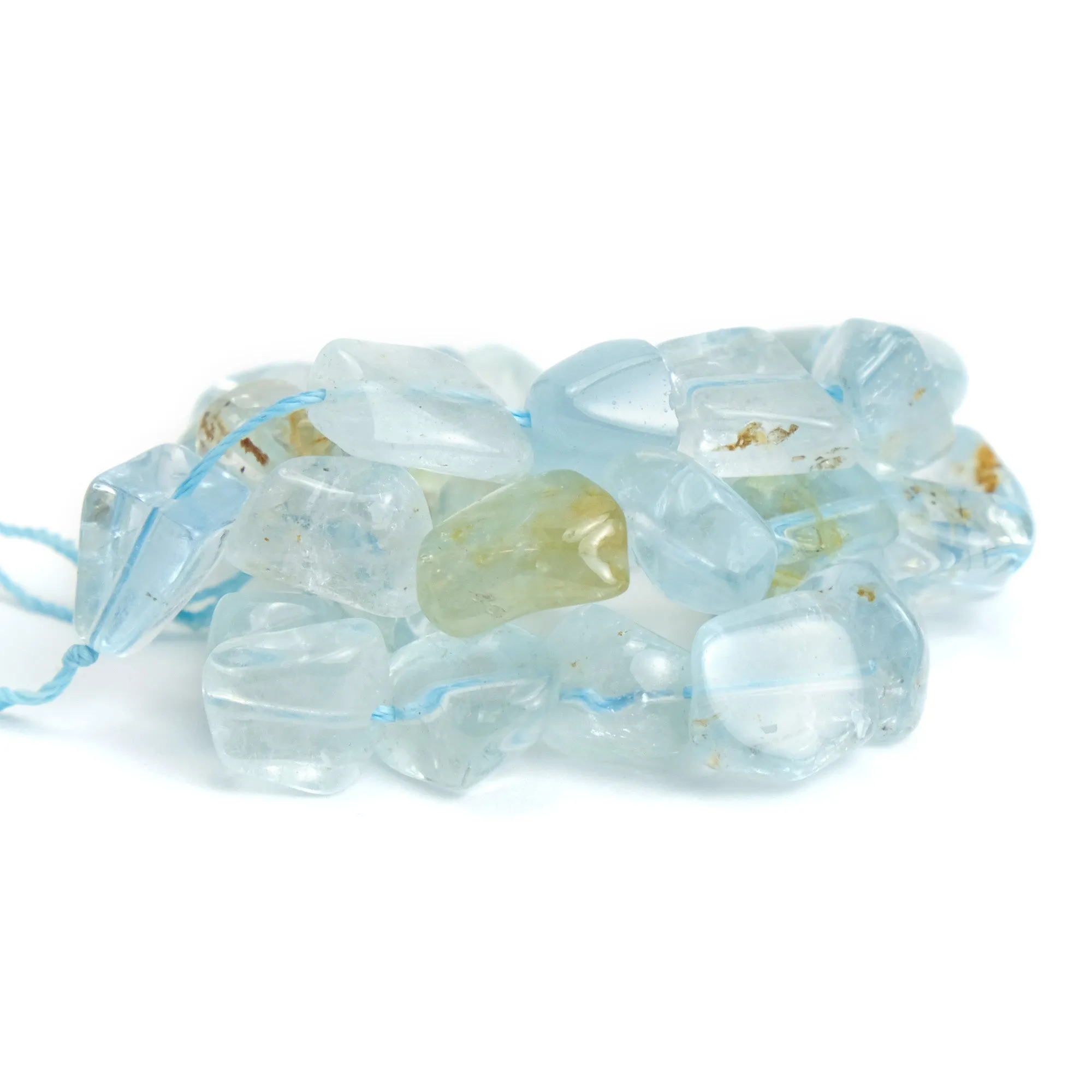 Topaz Natural Nuggets, Blue #1