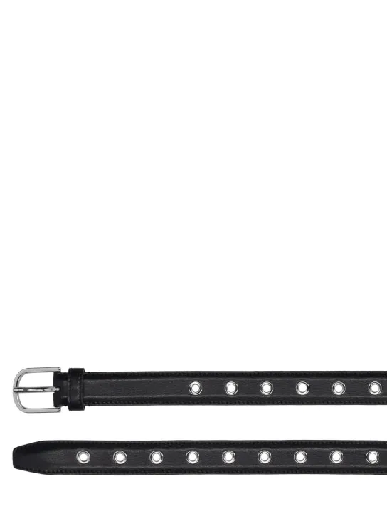 Toteme   Eyelet leather belt 