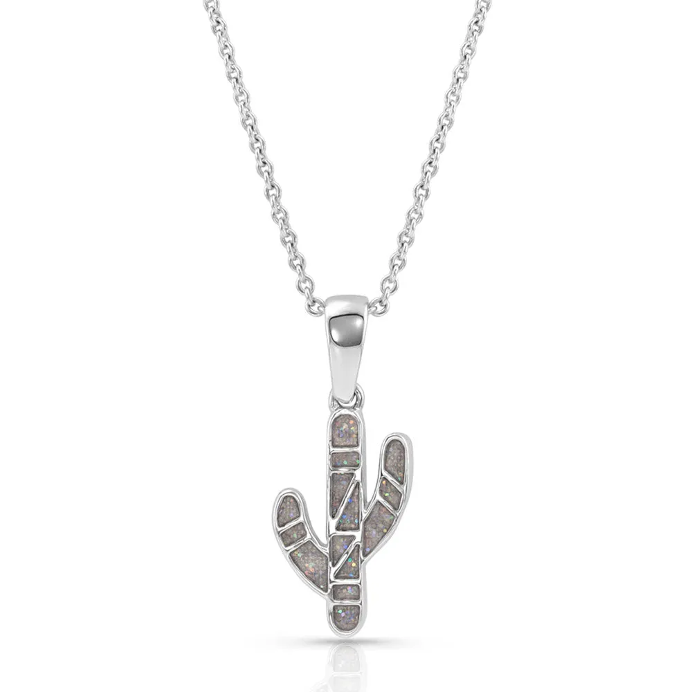 Two Side To Every Cactus Necklace